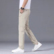 Woodpecker casual pants for men 2025 summer new ice silk business casual versatile trousers for men thin loose straight pants light khaki 32 suggested 120-150Jin [Jin equals 0.5 kg]