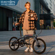 Dahang D9 Pliage Bicycle de 20 pouces 9 vitesses Aluminium Aluminium Frame d'alliage pour hommes et femmes Disc Sports Frein pliant Bicycle ECA093 Green