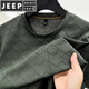 JEEP SPIRIT2025夏季男士短袖T恤中青年带口袋圆领冰丝透气速干休闲半袖男 哈青688 XL 175