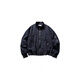 RONGXITU Japanese spring fashion brand contrasting lapel jacket men and women ins retro couple loose casual work jacket SSQ-691# blue M