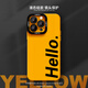 Étui de téléphone mobile Apple de la série Apple iPhone 16 Promax Liquid Silicone 15Plus Soft Shell 14 Nouveaux hommes et femmes de style Niche Hommes et femmes de style INS ne frappera pas la coquille et ne dissipera pas la chaleur. Angel Eye Liquid Silicone jaune [JTGJ694] iPhone 15pro