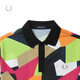 Fred Perry Herren Casual Polo Shirt 2025 Sommer Revers Lose Weizenohr Stickte kurzärmelige trendige M9856 Farbe Mlx L.