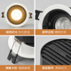OPPLE LED spotlights, living room, bedroom, aisle, embedded ceiling lights, corridor ceiling lights, office commercial deep tube anti-glare lights, Bingyu 9W-Black-24, beam angle 4000K
