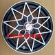 
Wan Qinshan 12-inch electric four-wheeler 14570r12 aluminum ring 15570r12 aluminum alloy wheel 13570 motorcycle tricycle Aluminum ring center distance 100 mm (gem style)