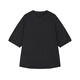 Sketch Men's 2025 Spring New Arrival Solid Color Basic Fitted Sweater Short Sleeve Round Neck Casual Simple 9P2312380 001 Black L