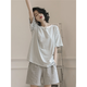 XPAY Japaner 2025 Neuer heißer Pyjamas für Frauen im Sommer Reine Baumwolle kurzärmelige zweiköpfige Sommerstreife Home Clothing XYZT9885 M Damenmodell empfohlen 80-100Jin [Jin gleich 0,5 kg]