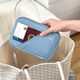 
Passport and wallet integrated overseas storage bag portable travel boarding pass protection case household registration book change card large light blue/multi-point grid/large capacity
