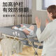 Floß-Kernwindel-Tisch-Pflegetisch Baby Neugeborenes Baby Multifunktionales Massage Windeln Baden Mobile Faltbare Berührung Gray [Basic-Modell] (Bottom Laging Rack) Upgraded One-Click Folding 丨 Fettdrucks Skelett 丨 Drei-Level-Anpassung