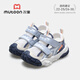 Shepherd Children's Sandals 25 Years Summer Earth Partner Boys Anti-collision Children's Shoes Breathable Girls Shoes Shark Blue 25