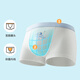 Hengyuanxiang 7A antibacterial children's underwear for men, middle and large children, 100% cotton inner boxer shorts, teenagers' underwear, 3 pairs