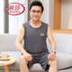 LANGSHA DAD SUMME SUMPRESS SORTS SHORTS MODAL COTTON PAJAMAS MINE STYLE AVEC POIDS PLUS LA LOBSE VOLES MENS MELLES COOL MODAL PAJAMAS # MT-1105 2XL Convient pour 140-160jin [Jin est égal à 0,5 kg]
