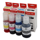 Mengxiang eignet sich für Canon GI-81 Ink G3880 G3881 G3890 3891 4880 4881 4891 Ink Gi-81 gelbe Tinte [7700 Seiten]