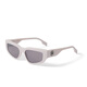 Canada Goose [New Product] Faroe Women's Sunglasses Sunglasses 8110W 9864 Matte Lavender Purple/Mirror Blue