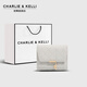 Charlie / Kelli Marke Small C / K Damen Coin Wallet Bag Mini Aufbewahrung kleiner Tasche 2025 Neue Umhängetasche Frauen Grün [Praktisches Geschenk für den chinesischen Valentinstag]