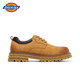 Dickies Herren Arbeitsschuhe Herren niedrig vielseitig trendy atmungsaktiven britischen Stil lässigen Lederschuhen Herren gelb Brown 42