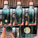 Starbucks cup dark green gradient glass water bottle large capacity space capsule blue portable coffee cup 473ml dark green gradient glass water bottle high resistance
