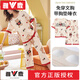 雅鹿自带胸垫纯棉睡衣女夏季套装2025新款可外穿家居服短袖七分裤凉感 品牌【短袖七分裤】简约紫 D684# 3XL 建议【135-160斤】