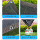 京悠雨黑色遮阳网加厚加密防晒网黑网太阳庶阳植物隔热阳台遮阴遮光户外 3888针加密2米*14米【高抗紫外线