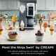 NINJA Swirl CREAMi Ice Cream Maker 13 in 1 Low Calories NC701