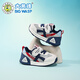 Humblee -Kinderschuhe für Jungen Laufschuhe 2025 Frühlings- und Sommer Neues Atmungsmasch Casual Girls 'Kleinkindschuhe Kindersportschuhe 3880 m Blau (Single Net) 25