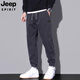 Jeep spirit jeep américain jeans de travail hommes 2025 été en vrac tie harun pantalon occasionnel hommes printemps et été 9859 gris m