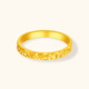Lao Fengxiang pure gold crushed ice ring brand jewelry crushed ice closed ring pure gold 999 11 rings about 3.53 grams