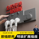 Casollen German Little White Expansion Socket Spocket Plind Converter Offering To-Plug Pogne Вставьте многофункциональную проводную плату тип расширения [белый двухзначный] расширение проводка справа