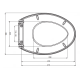 Kohler Original K-4141T Slow Down Cover Cover Wathing 3869/3902/5722/18609 En forma de V 1381 con 4141
