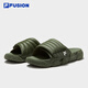 Fila Fusion Official Trendy Sports Slippers Bread Slippers Men's 2025 Été respirant