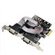 
Xiba FG-EMT03CPCI-E2 port RS232 serial port expansion card 9-pin com card E1-PCE99100-2S FG-EMT03C-N (AX99100 chip)