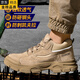 LZJV Zapatos de protección del trabajo de trabajo importado LZJV Menigrientes para hombres y mujeres Soldados de algodón de algodón de algodón de terciopelo con zapatos de punta de acero 693 Modelo marrón de cuatro estaciones Kevra 36 36 36