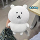 Weltston Doll Bear Push Plush Plush Toy Ragdoll Regalo de cumpleaños para niños Fiela Autodecrecándose Bear Muñeca periférica genuina