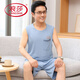 LANGSHA DAD SUMME SUMPRESS SORTS SHORTS MODAL COTTON PAJAMAS MINE STYLE AVEC POIDS PLUS LA LOBSE VOLES MENS MELLES COOL MODAL PAJAMAS # MT-1105 2XL Convient pour 140-160jin [Jin est égal à 0,5 kg]