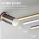 KG concealed electric towel rack fine copper hidden towel rod digital display hidden into the wall pre-embedded high-end custom villa 4 poles [gun grey] full copper waterproof G688 hidden wire