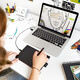 Wacom original digital tablet ctl472 hand-painted board computer drawing board online course handwriting board bamboo electronic drawing board CTL-672 protective package
