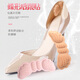 
Huabaochi high heel heel stickers for women's anti-heeling and anti-wearing foot shoes large and small artifact half-size heel pad anti-wearing stickers Pink + black + beige 1 pair each 3 pairs 0.6cm (use it with heel drop)