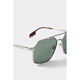 Canada Goose [New Product] Moraine Men's Sunglasses and Sunglasses 8104M 9866 Matte Light Gray/Green