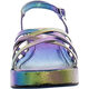 Steve Madden Girls' Shoes Unisex Crazy Wedge Sandals, Multi Multi 3 Little Kid