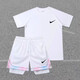 NBA KIDS-NIKE1392人收藏体育体考运动服篮球训练比赛夏季速干短袖跑 耐克白色套装 105 耐克L建议85-105斤