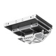 超频三（PCCOOLER）RC600-67 ITX下压式CPU风冷散热器（67mm高度/6热管/12015风扇/铜底回流焊镀镍/支持1700/AM5） RC600-67 黑色6热管【高度67.5mm】