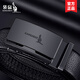 Kangaroo Cowhide Men's Leather Belt Genuine Leather Automatic Buckle Father's Day Business High-end Belt Brand Belt Men's Pure Cowhide 6195 Alloy Buckle-High-quality True Leather 120cm Waist Circle 2.8-3.0 Cropped