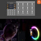 Bed Audio New Hongqi BD-H1583B Outdoor Square Dance Professional Three-Minute Variable Sound Card K Song High Power Trolley Heavy Bass Dance Performance Speaker with Wireless Microphone H1283B+ Song Order Machine (12-inch Three-Minute Variable)