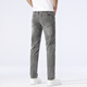 Neues Gleichgewicht High-End-Jeans-Jeans Sommer dünne schlanke schlanke elastische, gerade Hosen mittlere Alters und vielseitig gewaschene Hose 1049 Grau 33