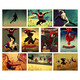 Langue d'hiver Ancient Dragon Spider-Man traverse l'univers entourant Spider-Man Univers parallèle Anime Movie Affiche rétro Kraft Paper H5012 Large taille (30 * 42) - Size