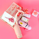 Full of heart graduation gifts for girls to give to teachers practical party members souvenirs customized gifts insulated water cup souvenir gift box Set 2: tote bag + thermos cup + capsule umbrella + mugwort hammer + dry flowers