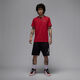 NIKEJordan耐克乔丹男子红色纯棉印花T恤夏季新款针织棉IB7529-687 L