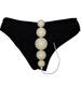 Men's pearl underwear feminine insertion style pseudo-girls underwear large size thongs for women's anal beads can enter the body. Model 20 - Men's chrysanthemum-women's front and back M80-135Jin [Jin equals 0.5 kg] can be worn
