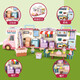 Yunya Children's Player RV Toy Princess Doll House Music transformé RV