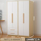 Shenglang Stahlgarderobe Schrank Schlafzimmer Miethaus einfache Garderobe Schiebetür Ganzes Haus Custom Garderobe Moderne einfache Y724