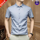 Chiarmania ke Sommer Mulberry Seiden-Männer kurzärmeliges Hemd markless modisches Fashion Plaid kostenlosem Bügelhemd Trend rot 1gr-3519 Dicke Plaid-Kurzärmel-Hemd rot l 170